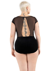 12234W Velvet Forest Juniper Leotard