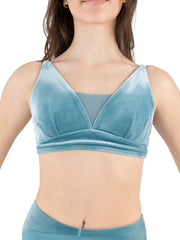 12235W Velvet Forest Viridian Bra Top