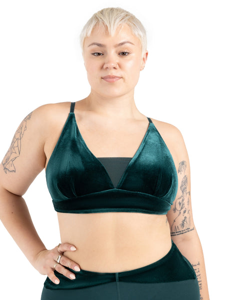 12235W Velvet Forest Viridian Bra Top