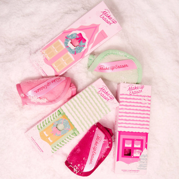 Winter Village 3pc Gift Set MakeUp Eraser