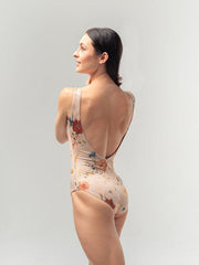Diana Leotard Peach Bloom