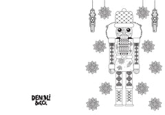 Nutcracker Coloring Card