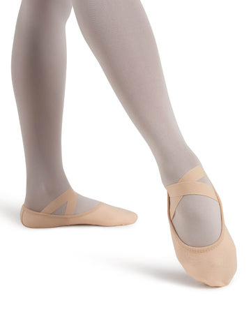 S0284L Performa (PNK) Canvas Ballet Slipper