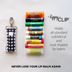 Pastel Gold Stripe LippyClip® Lip Balm Holder