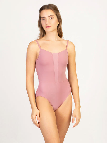 2652A Balletcore Ribbed Trunk Cami Leotard