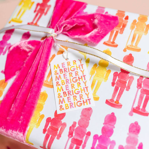 Colorful Nutcrackers Gift Wrap