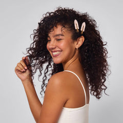 Recycled Plastic Creaseless Clips Set- Cherry Print