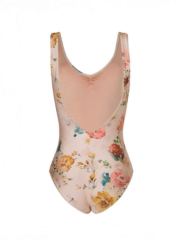 Diana Leotard Peach Bloom