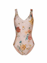 Diana Leotard Peach Bloom