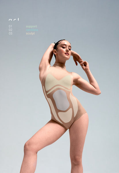 Act'ble Unisync Leotard Almond