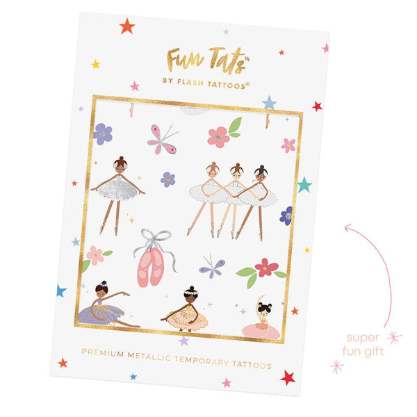 Ballerina Temporary Tattoo Pack