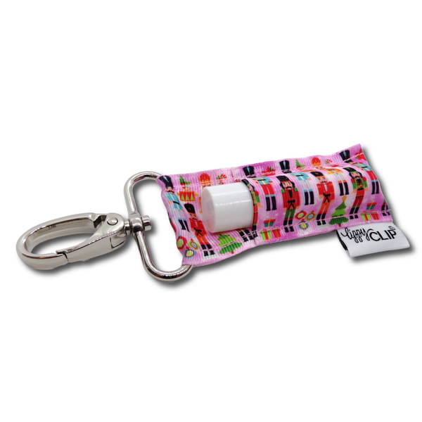 Pink Nutcrackers LippyClip® Lip Balm Holder