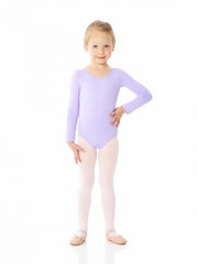 41097 Essentials Long Sleeve Girls Leotard