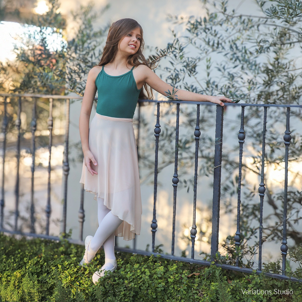 41136 Dramatic Mesh Wrap Skirt