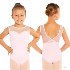 41229C Silhouette Mesh Girls Leotard