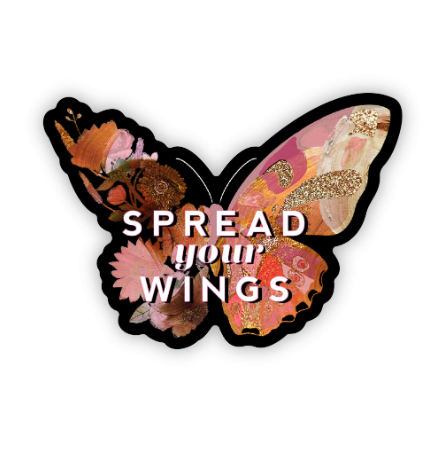 Spread Your Wings, Butterfly Sticker