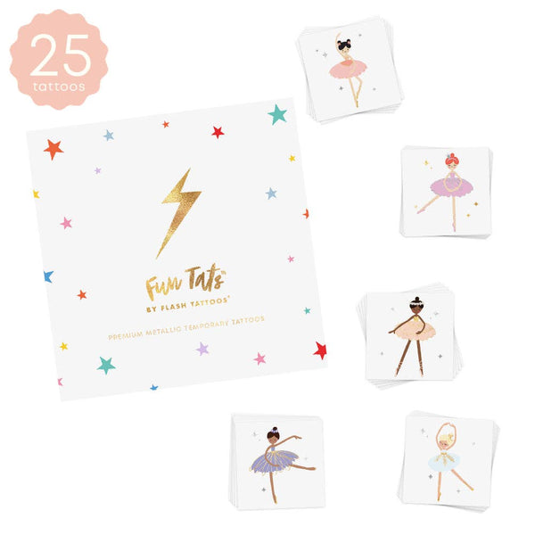 Ballerina Temporary Tattoo