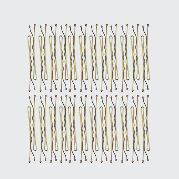 Essential Bobby Pins 45pc - Brown