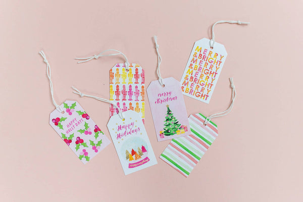 Colorful Nutcrackers Holiday Gift Tags