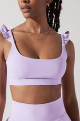 Romance Ruffle Bra - Digital Lavender