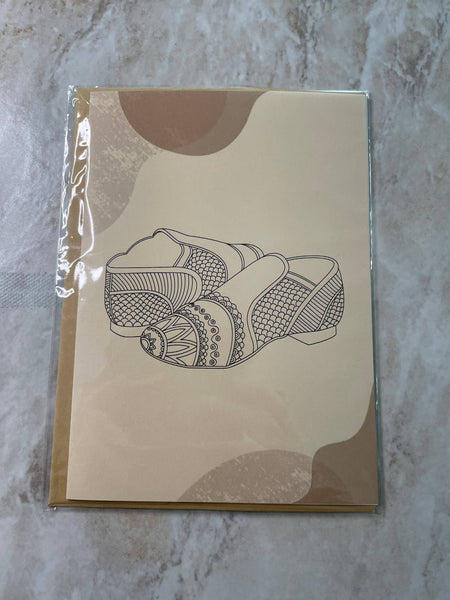 Dance Shoes Greeting Cards: Pointe Shoe: Pointe Shoe