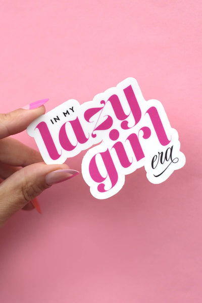 Lazy Girl Era Sticker