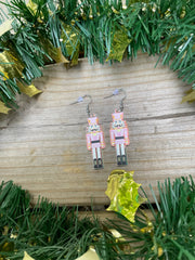 Nutcracker Iridescent Acrylic Earrings