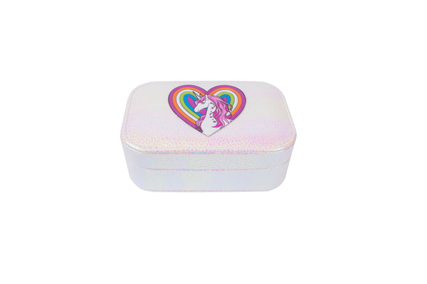 83601 Pretty Precious Unicorn Jewelry Box Irridescent