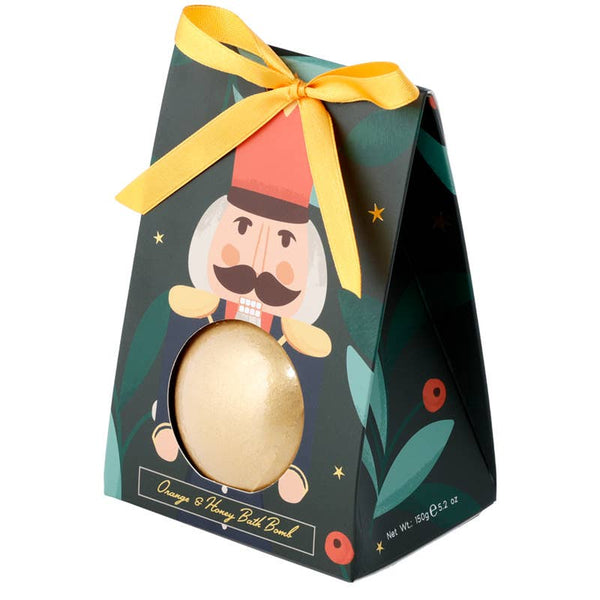 Christmas Nutcracker Bath Bomb in Gift Box