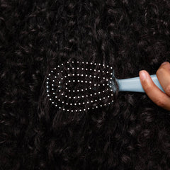 Mini Haze Blue Detangling Flexi Brush