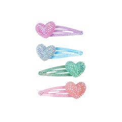 88056 Sparkle Heart Bobble Hair Clip