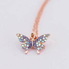 90401 Boutique Butterfly Gem Necklace
