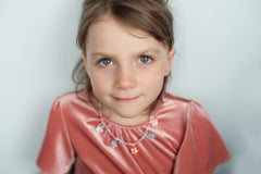 90413 Boutique Shimmer Flower Necklace