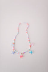 90413 Boutique Shimmer Flower Necklace
