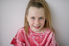 90413 Boutique Shimmer Flower Necklace