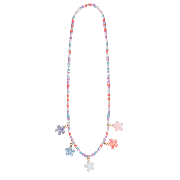 90413 Boutique Shimmer Flower Necklace
