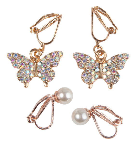 90603 Boutique Butterfly Clip On Earrings