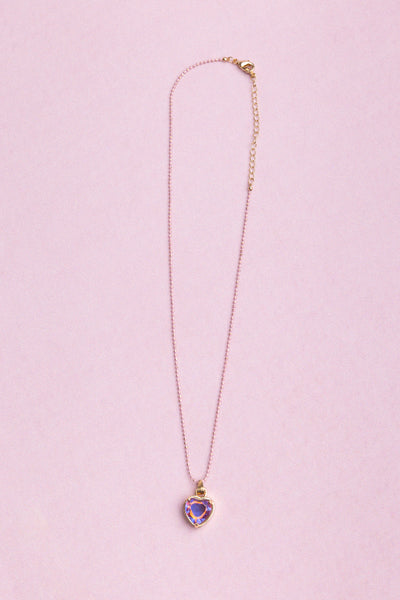 92206 Boutique Chic Lilac Love Necklace