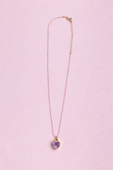 92206 Boutique Chic Lilac Love Necklace