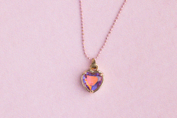 92206 Boutique Chic Lilac Love Necklace