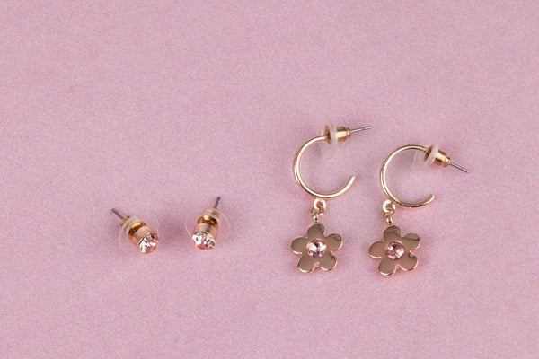 92402 Boutique Chic Be Jewelled Blooms Earrings