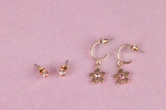 92402 Boutique Chic Be Jewelled Blooms Earrings