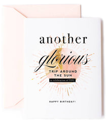 Trip Around the Sun Greeting Card