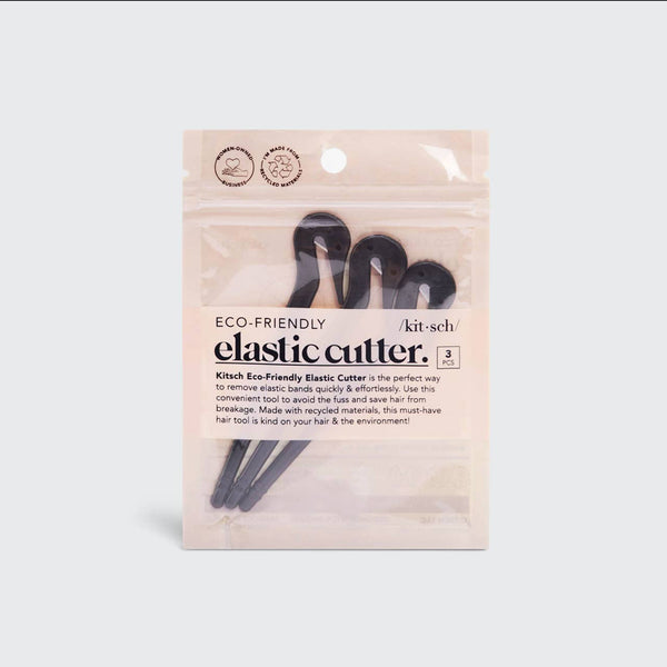 Eco-Friendly Elastic Cutters 3pc Set - Black