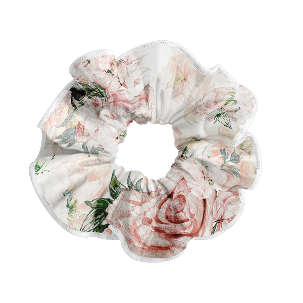 Patterned Scrunchie Belle Rose