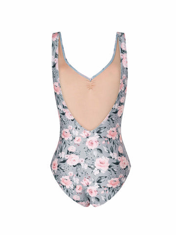 Diana Leotard Gray Rose