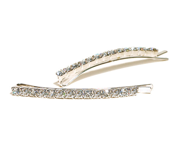 AY0001-1 2.5″ Crystal Slide Barrette