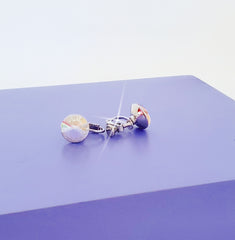 AZ0004 AB Stud Earrings Clip On