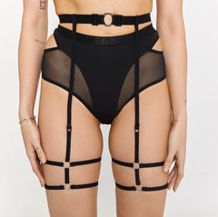 Garter Belt Black Heaven