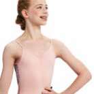 1136FAP Girls Allegra Leotard with Flora Print Mesh